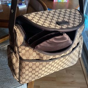 Clean Canvas GG Diaper Bag